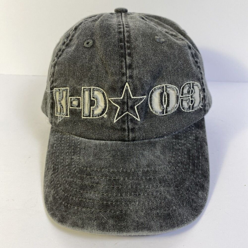Vintage Harley Davidson 100th Anniversary H-D 03 Hat Distressed Gray Biker Cap